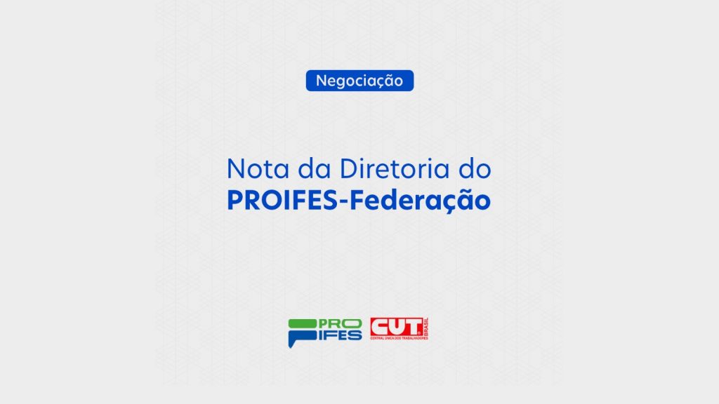 Nota do Proifes Negociação Apufsc Sindical