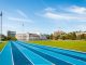 Pista de atletismo localizada no Centro de Desportos (CDS) da UFSC.