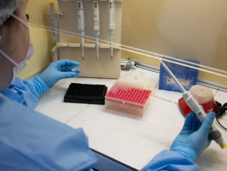 Laboratório de Virologia Aplicada da UFSC (Foto: Daiane Mayer/Agecom UFSC)
