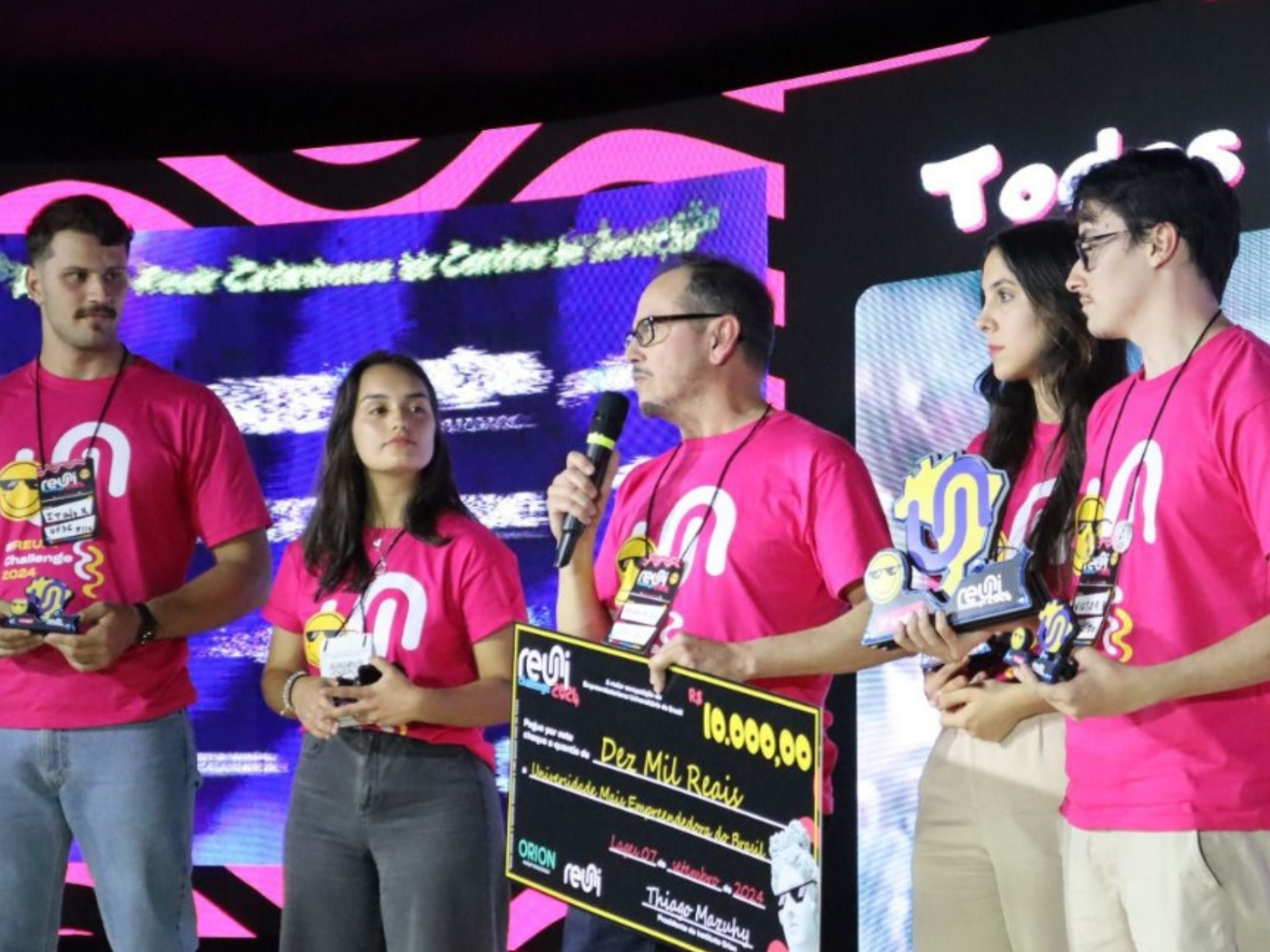 Equipe da UFSC Joinville é premiada no REUNI Challenge 2024. Foto: Divulgação.