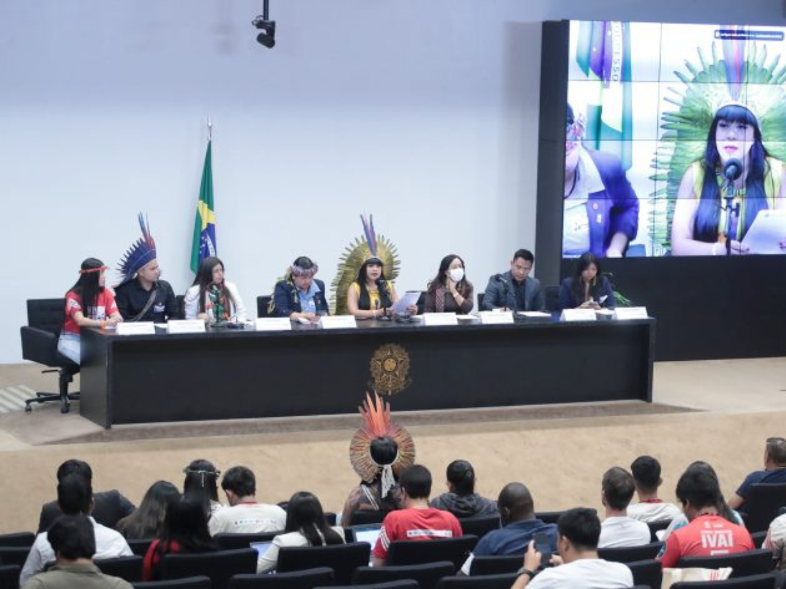 Seminário promovido pela Comissão da Amazônia e dos Povos Originários e Tradicionais. Foto: Bruno Spada / Câmara dos Deputados Fonte: Agência Câmara de Notícias. Fonte: Agência Câmara de Notícias